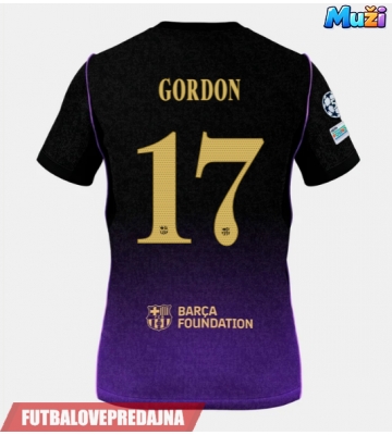 Lacne Muži Futbalové dres Barcelona Anthony Gordon #17 2026-27 Krátky Rukáv - Preč